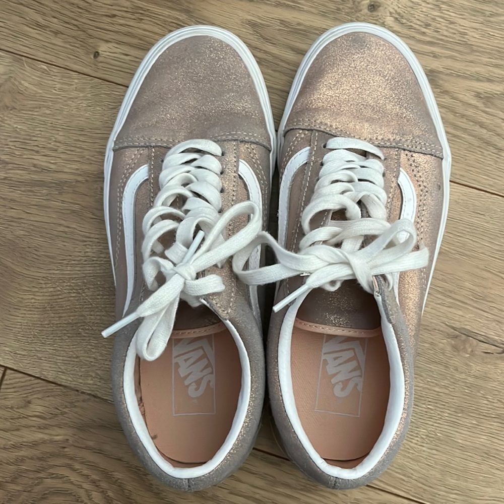 Rose gold vans